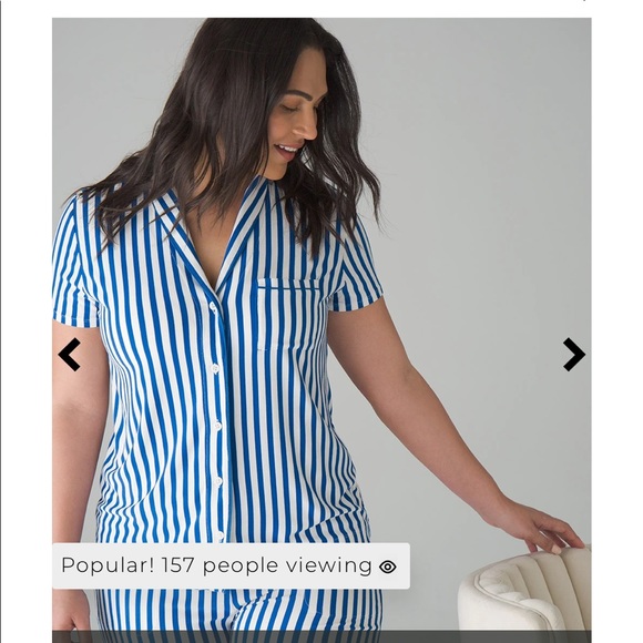 SOMA COOL NIGHTS Pajama Top/Shorts Set - Picture 5 of 16